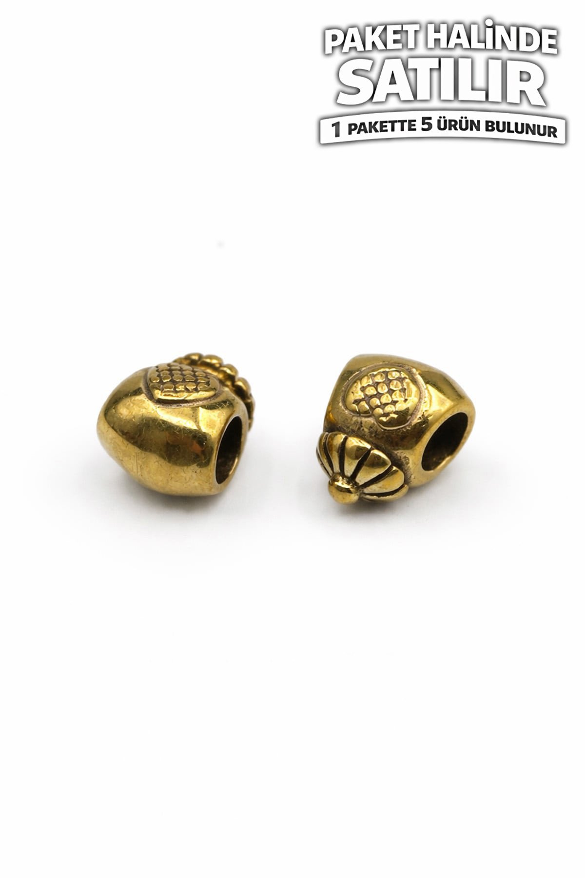 Çelik Ara Aparat Altın 9x13mm 5 PCS