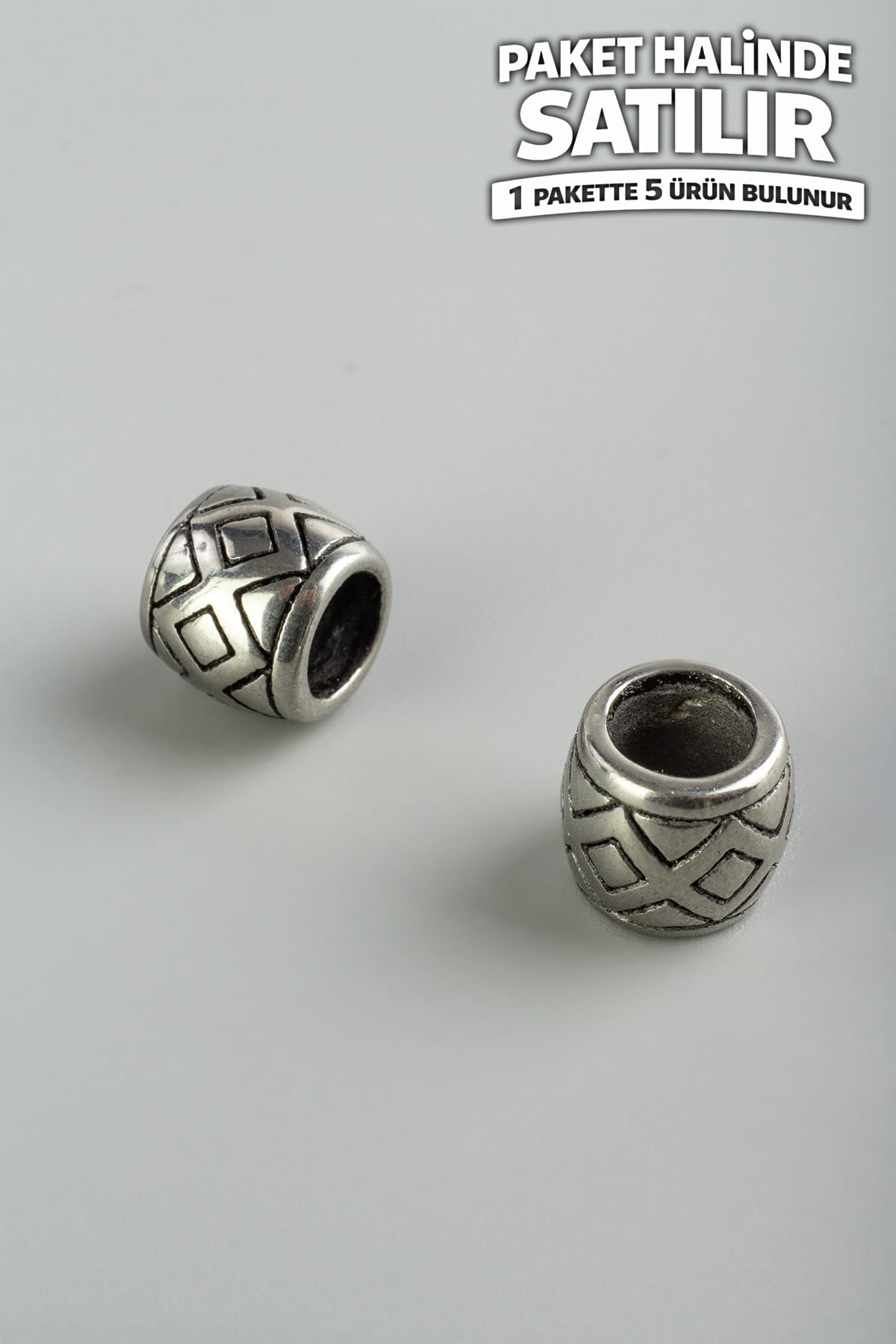 Çelik Ara Aparat Gümüş 11x12mm 5 PCS
