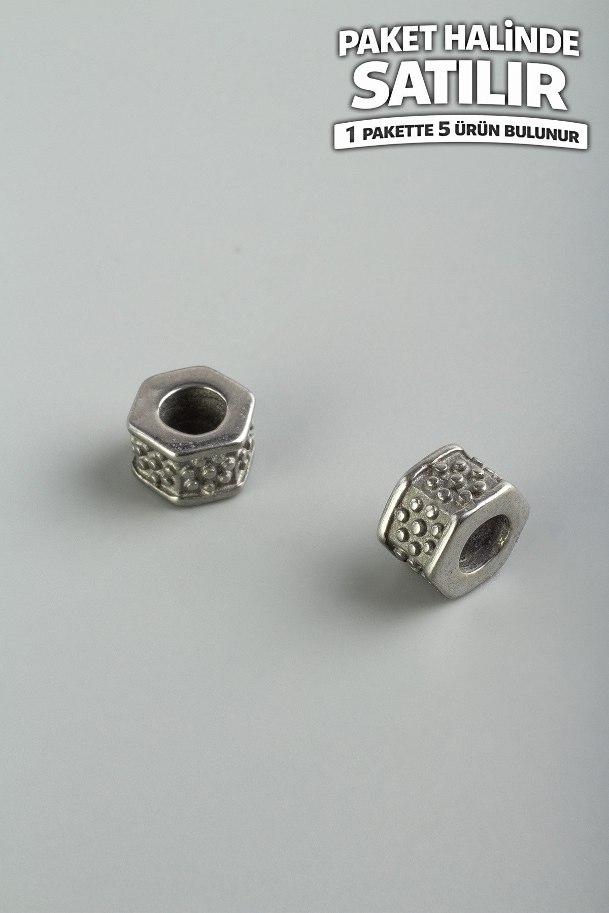 Çelik Ara Aparat Gümüş 6x9mm 5 PCS
