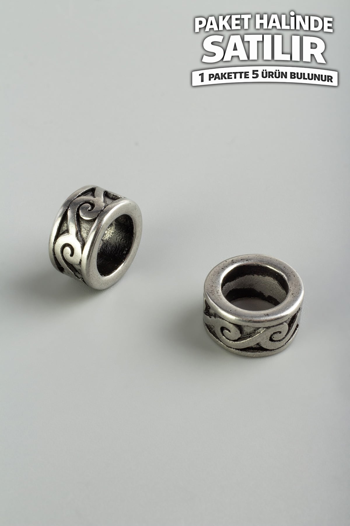 Çelik Ara Aparat Gümüş 7x12mm 5 PCS