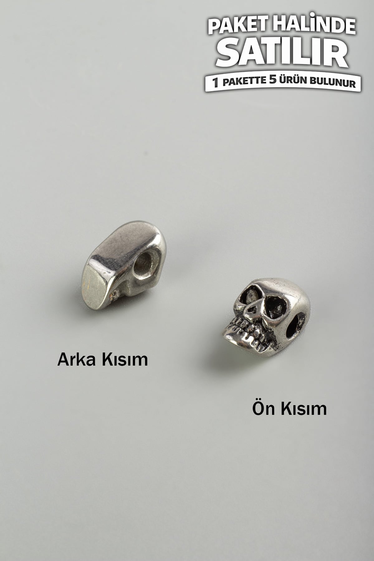 Çelik Ara Aparat Gümüş 7x12mm 5 PCS