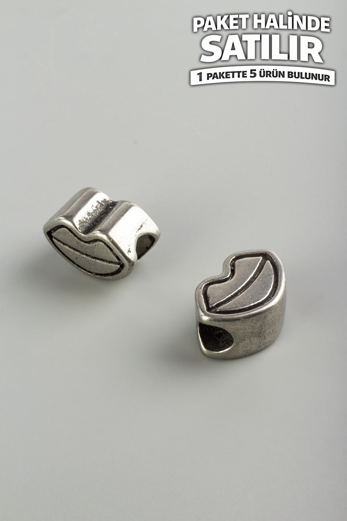 Çelik Ara Aparat Gümüş 8x10x15mm 5 PCS