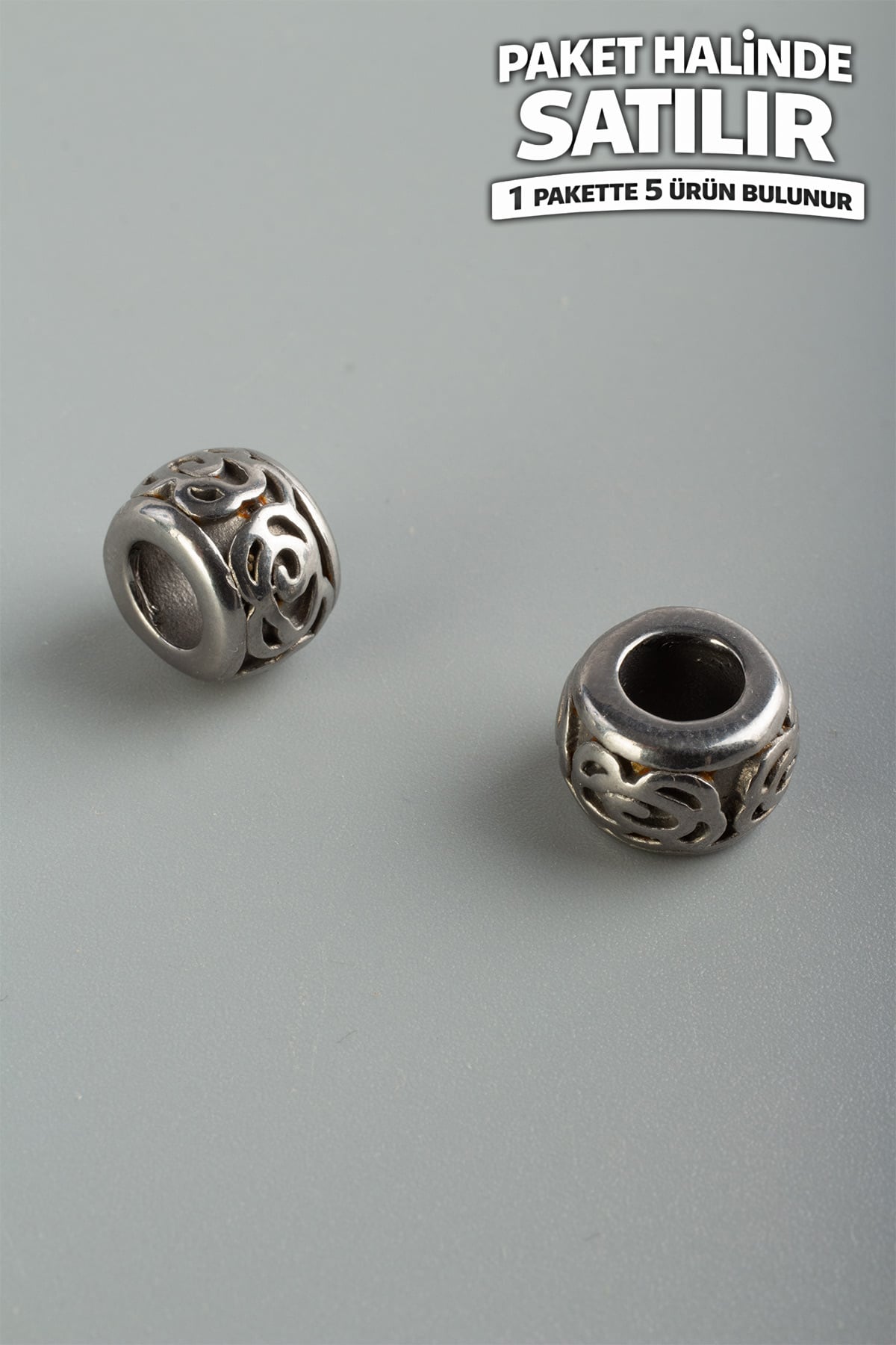 Çelik Ara Aparat Gümüş 8x12mm 5 PCS