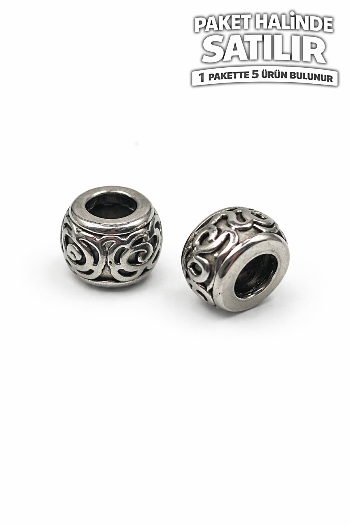Çelik Ara Aparat Gümüş 8x12mm 5 PCS