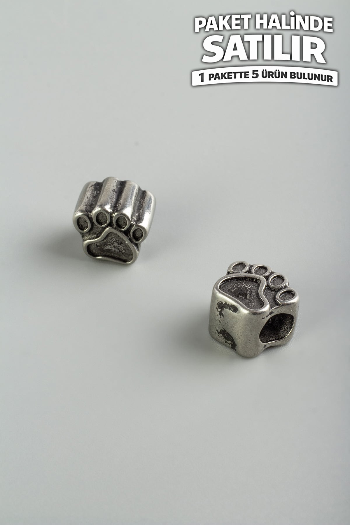 Çelik Ara Aparat Gümüş 8x9x10mm 5 PCS
