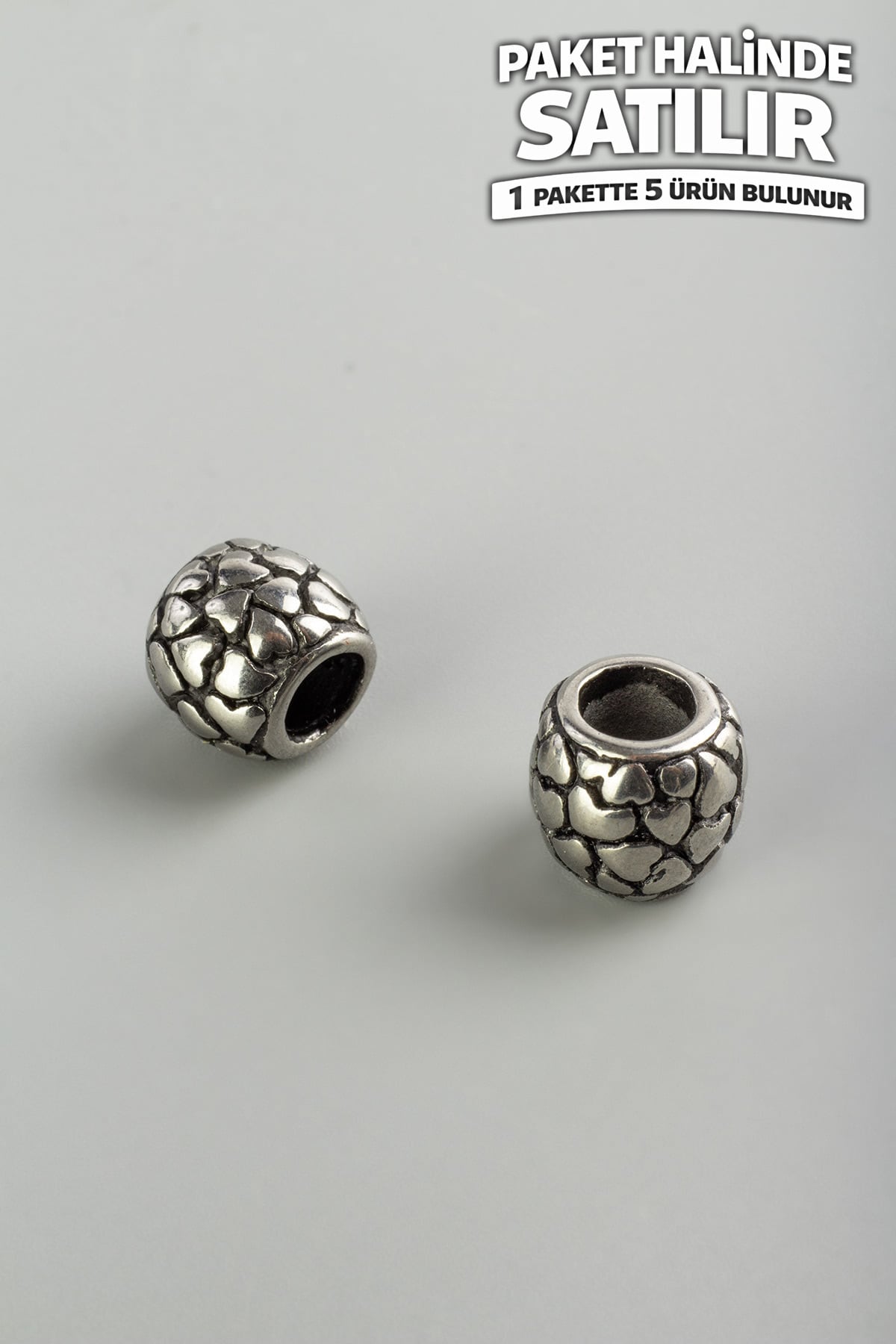 Çelik Ara Aparat Gümüş 9x11mm 5 PCS