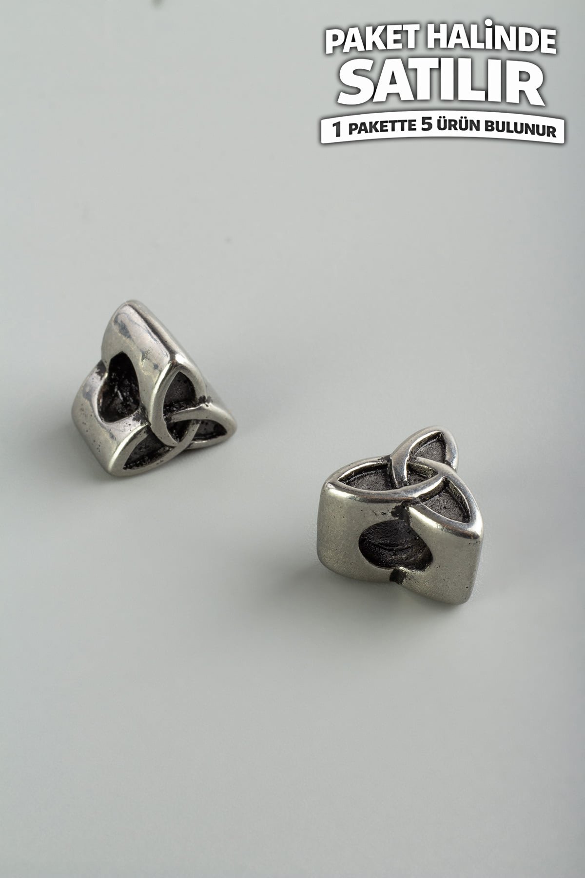Çelik Ara Aparat Gümüş 9x11mm 5 PCS