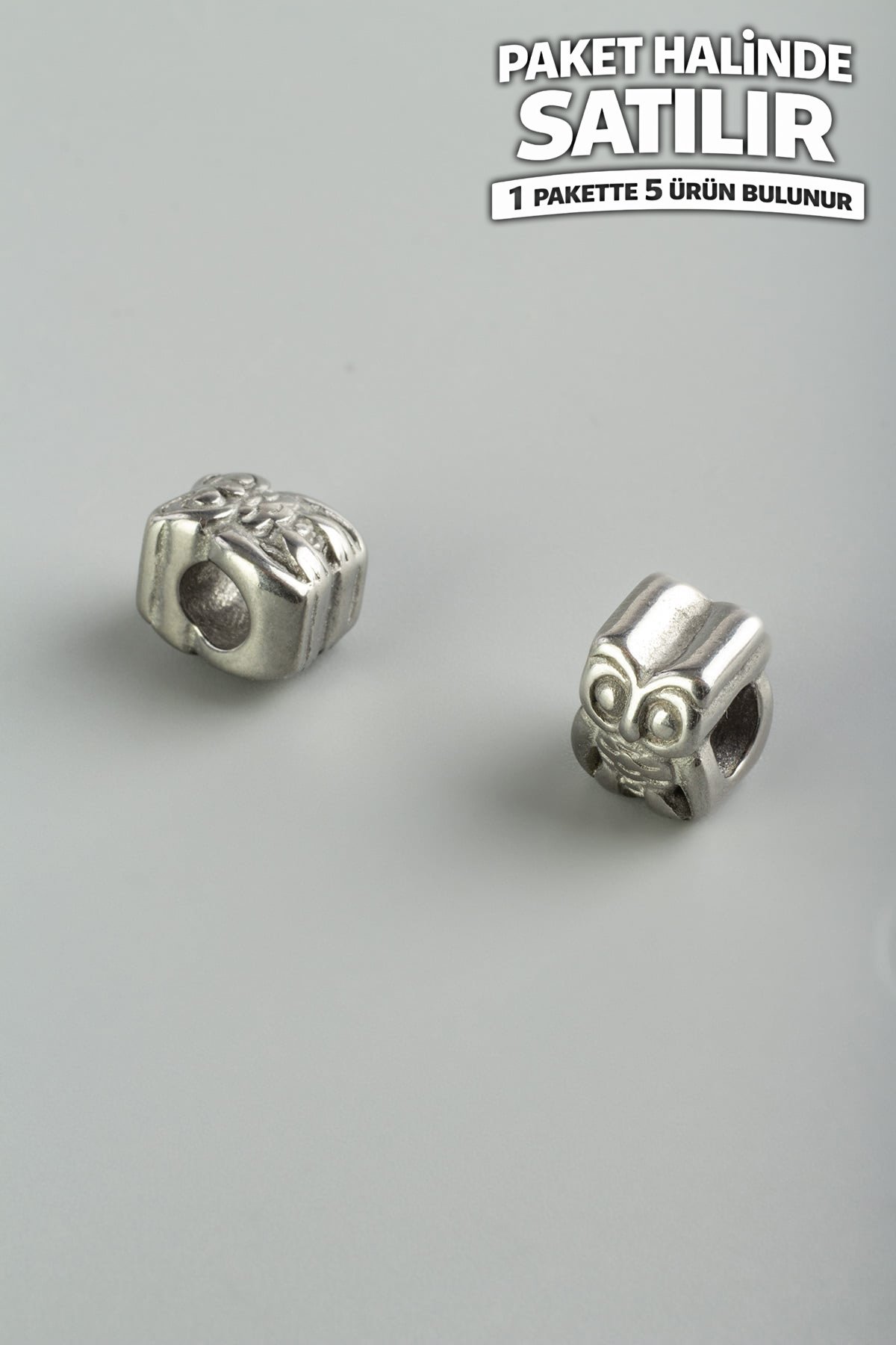 Çelik Ara Aparat Gümüş 9x11mm 5 PCS