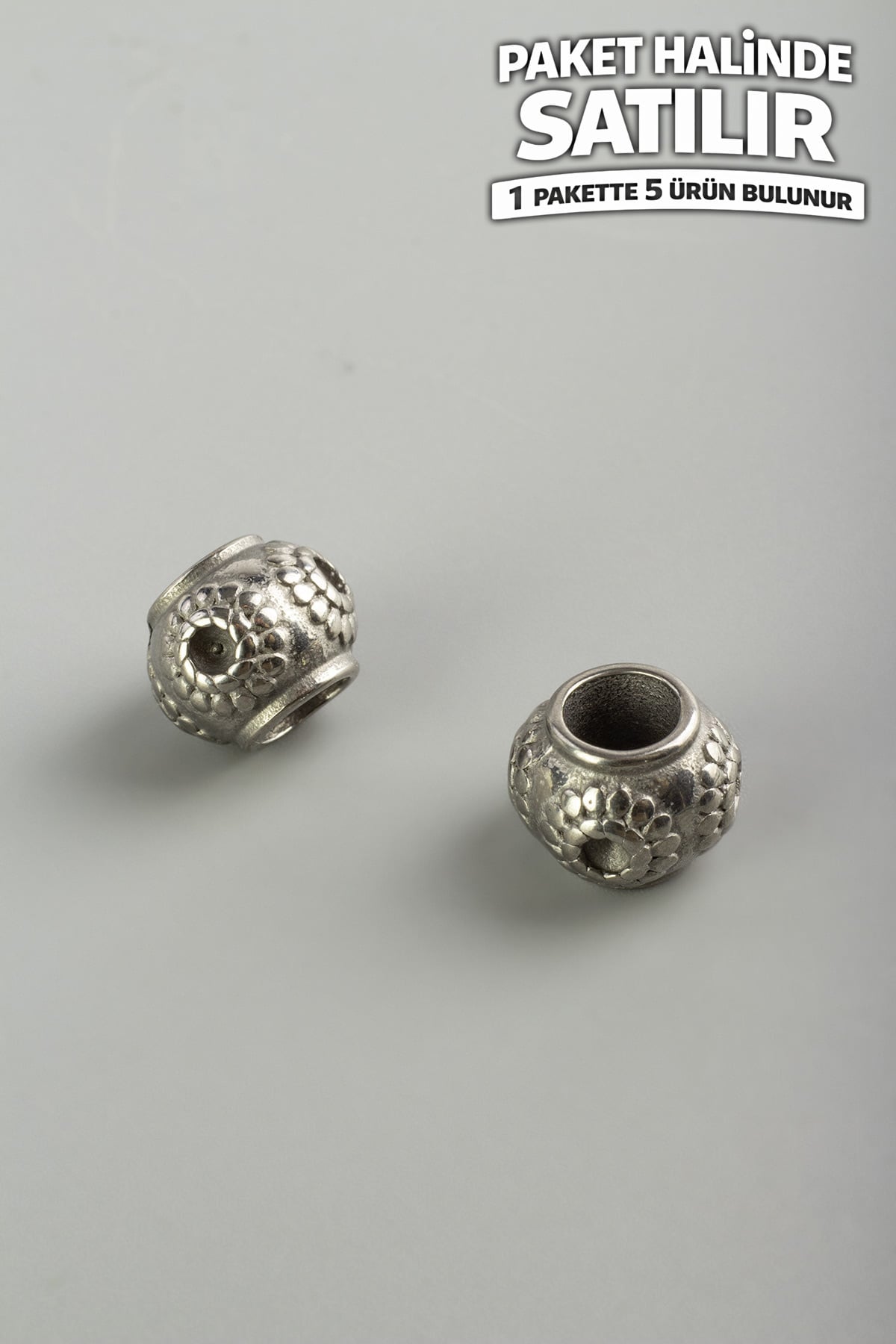Çelik Ara Aparat Gümüş 9x11mm 5 PCS