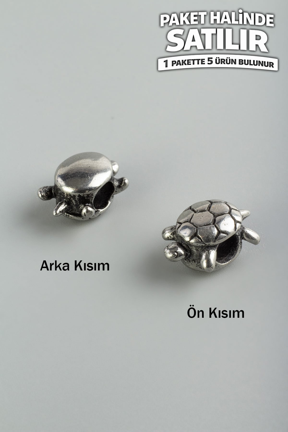 Çelik Ara Aparat Gümüş 9x11x16mm 5 PCS