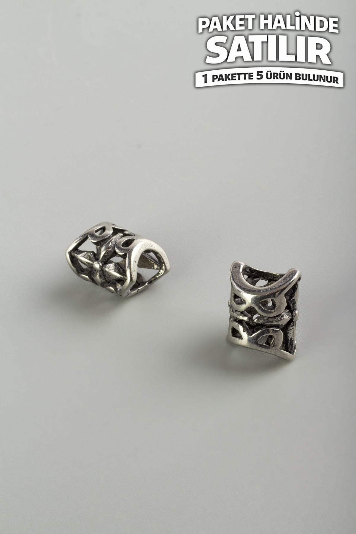 Çelik Ara Aparat Gümüş 9x12mm 5 PCS