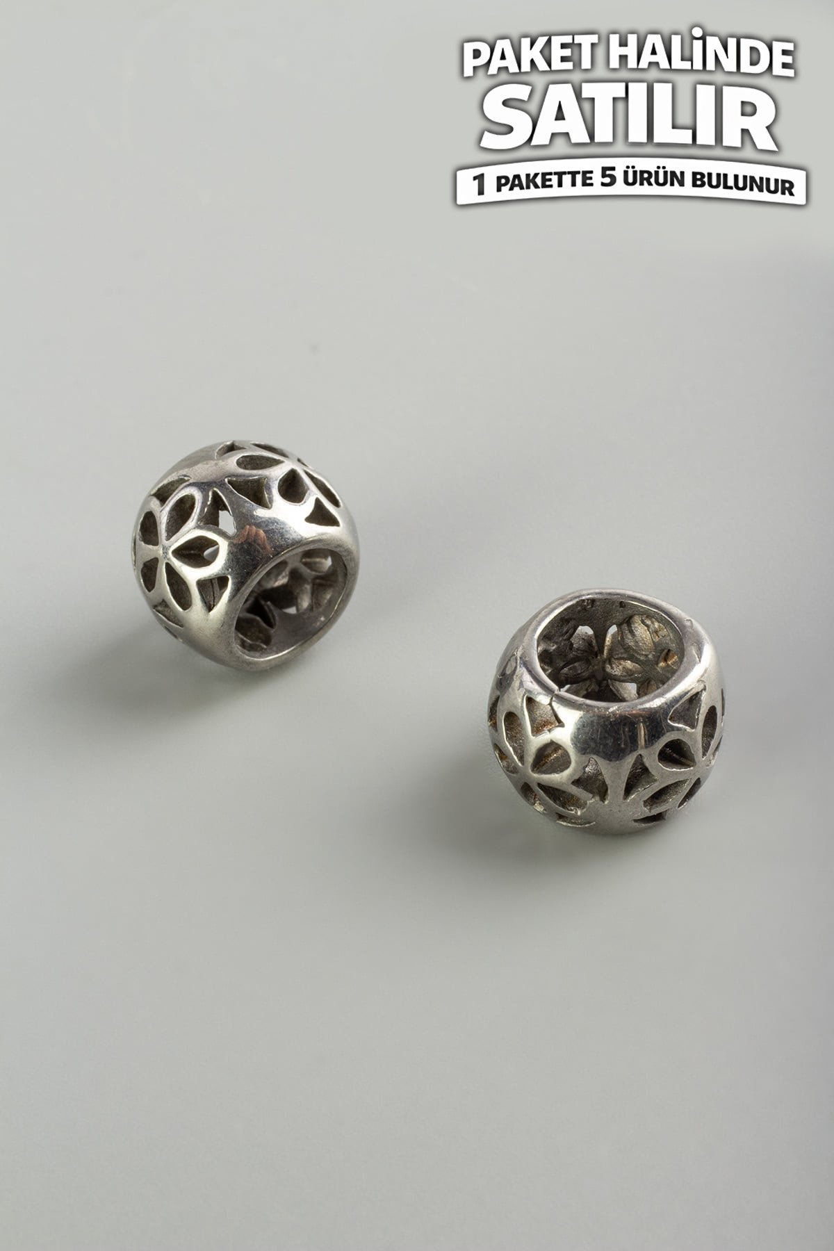 Çelik Ara Aparat Gümüş 9x13mm 5 PCS