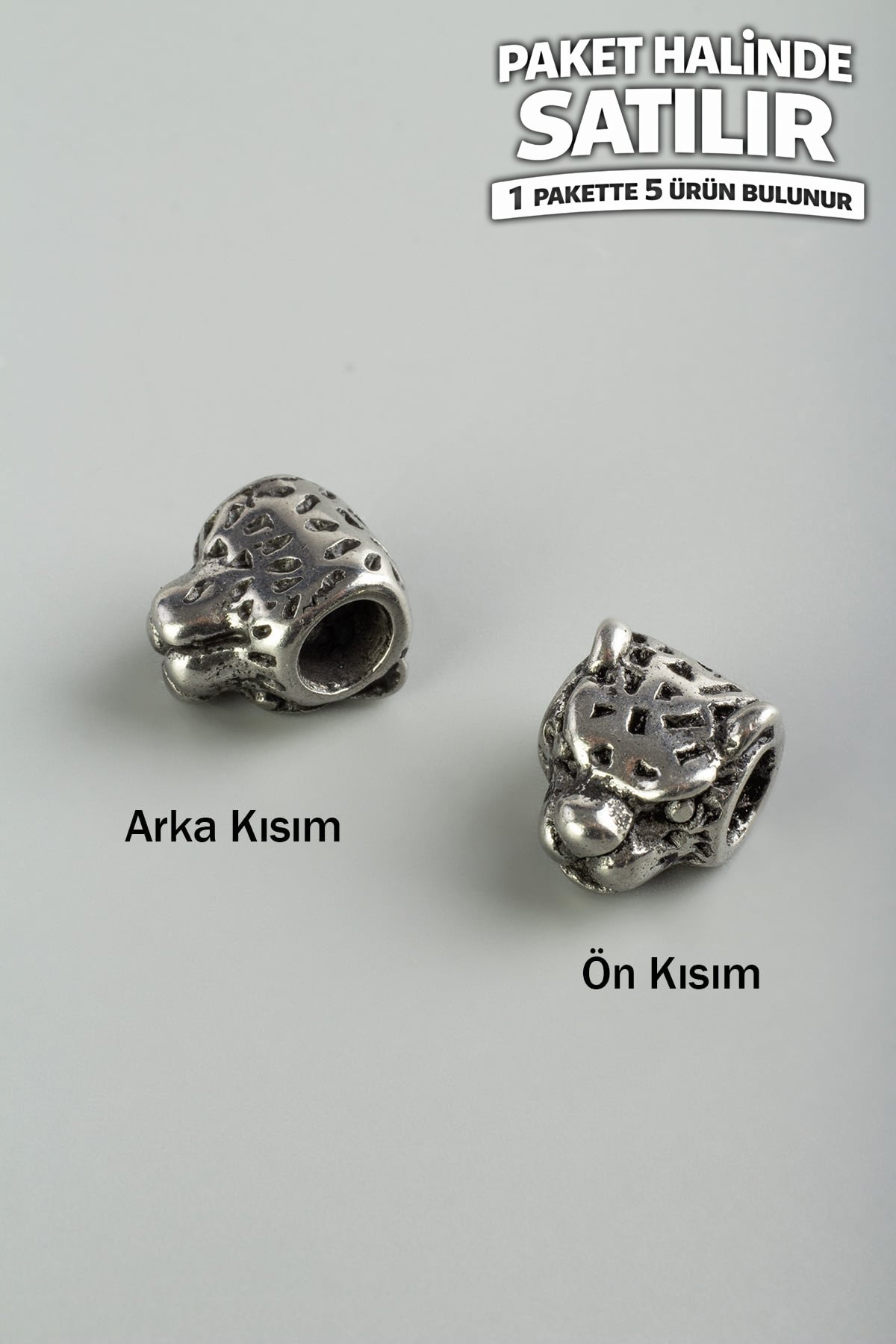 Çelik Ara Aparat Gümüş 9x14mm 5 PCS