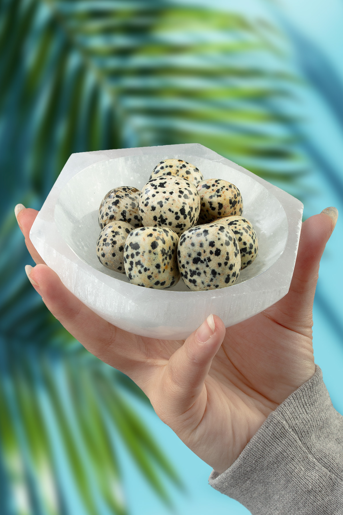 Dalmaçyalı Jasper Taşı Tamburlanmış Kütle - 100 Gram