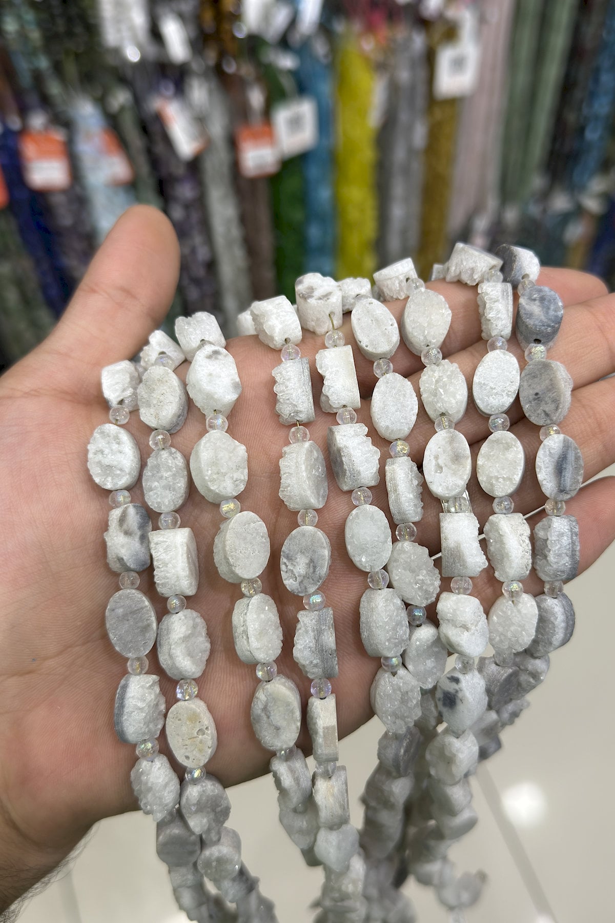 Daruze Akik Doğal Taş Mat Oval Kesim 14x10mm Dizi
