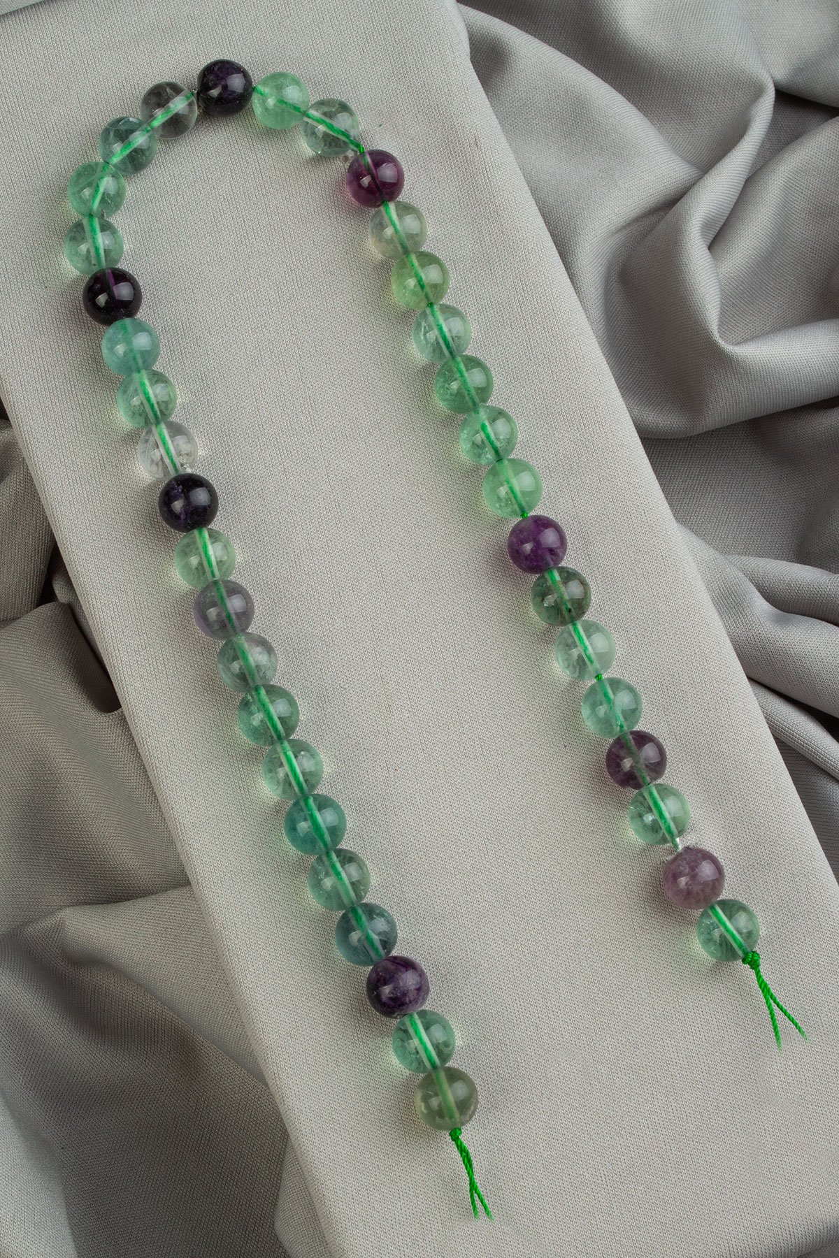 Florit Doğal Taş Parlak Küre Kesim 10mm Dizi