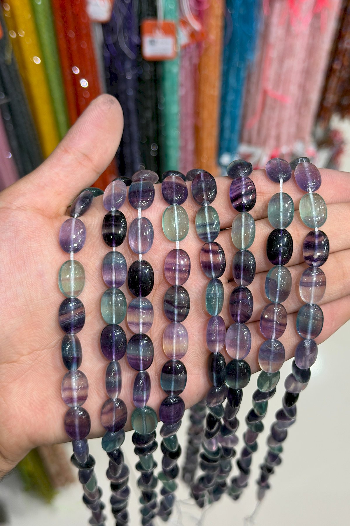 Florit Doğal Taş 16x8mm Dizi
