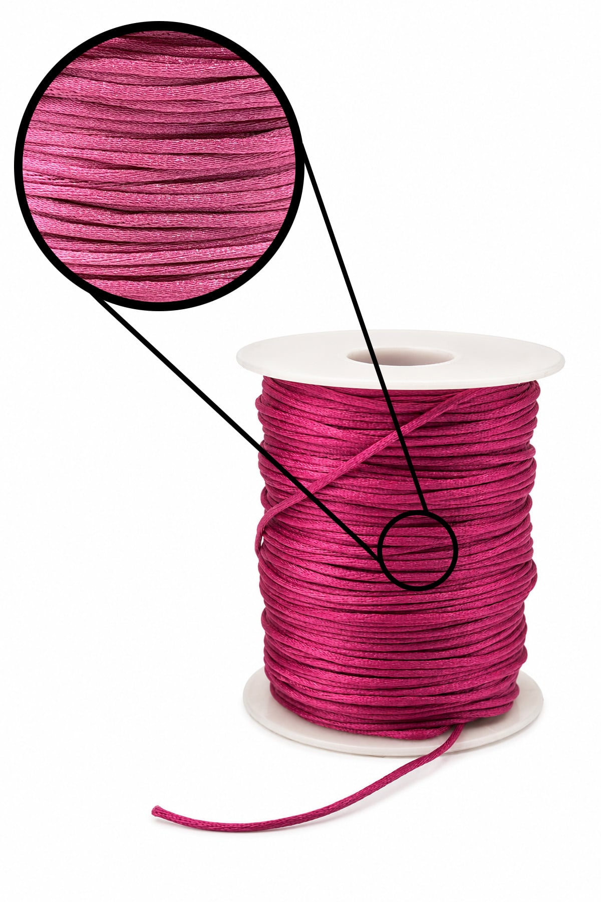 Flos İp Açık Bordo 1.5mm
