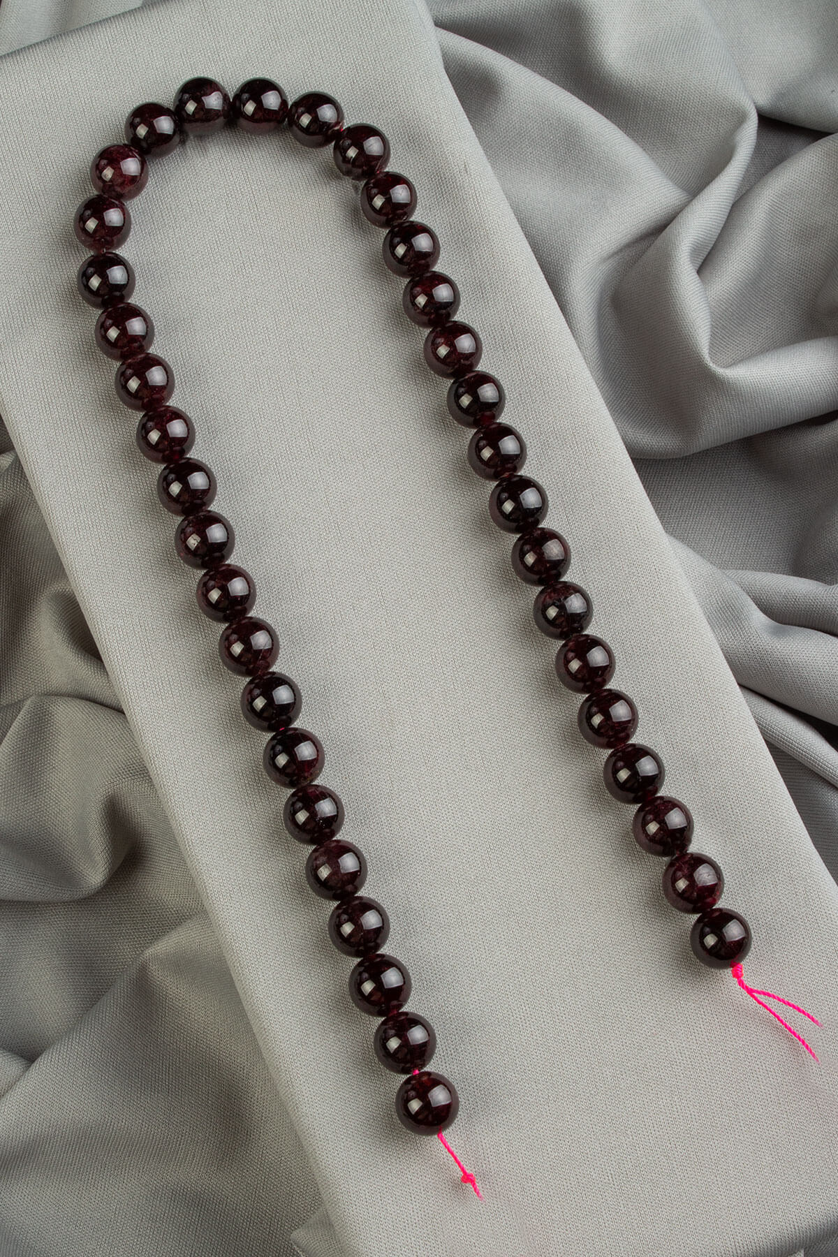 Garnet Doğal Taş Küre Kesim 10mm Dizi