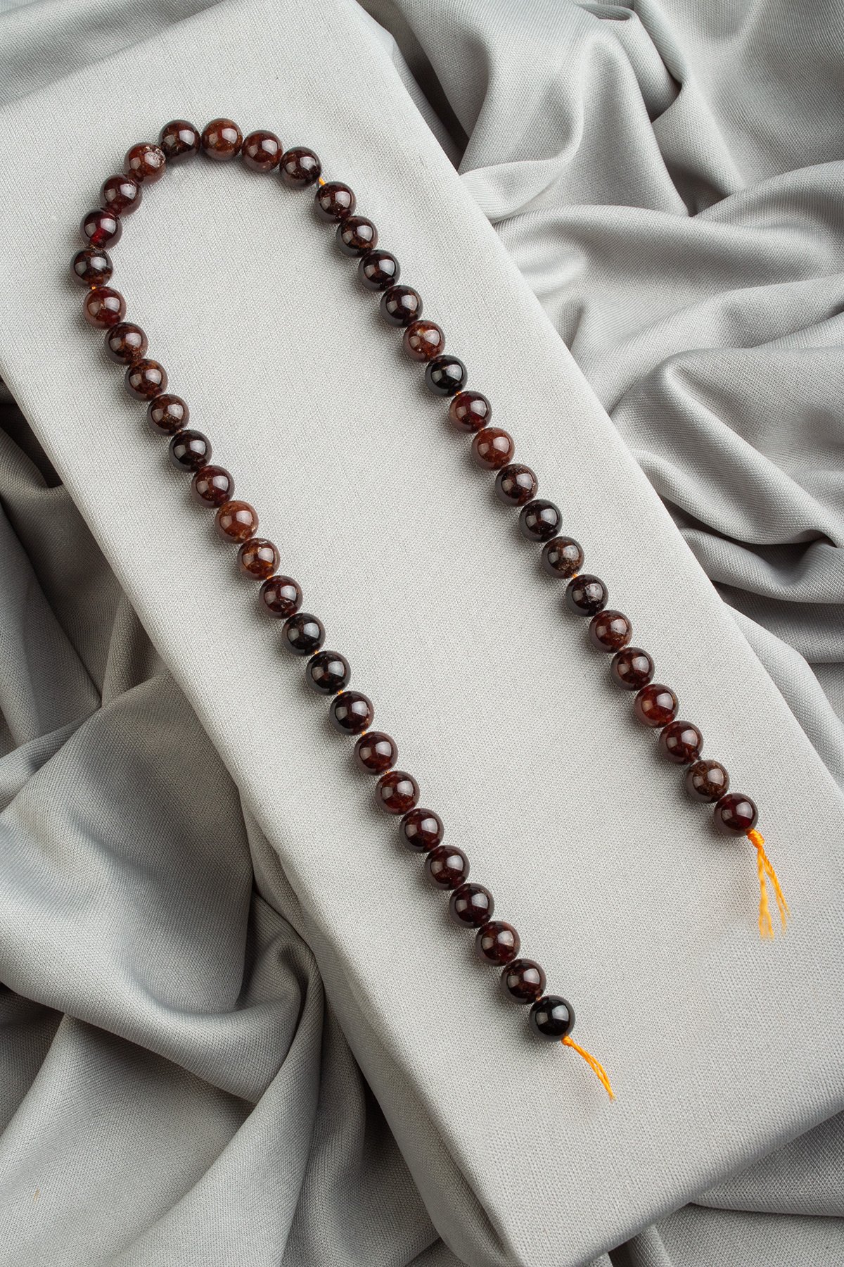 Garnet Doğal Taş Küre Kesim 8mm Dizi