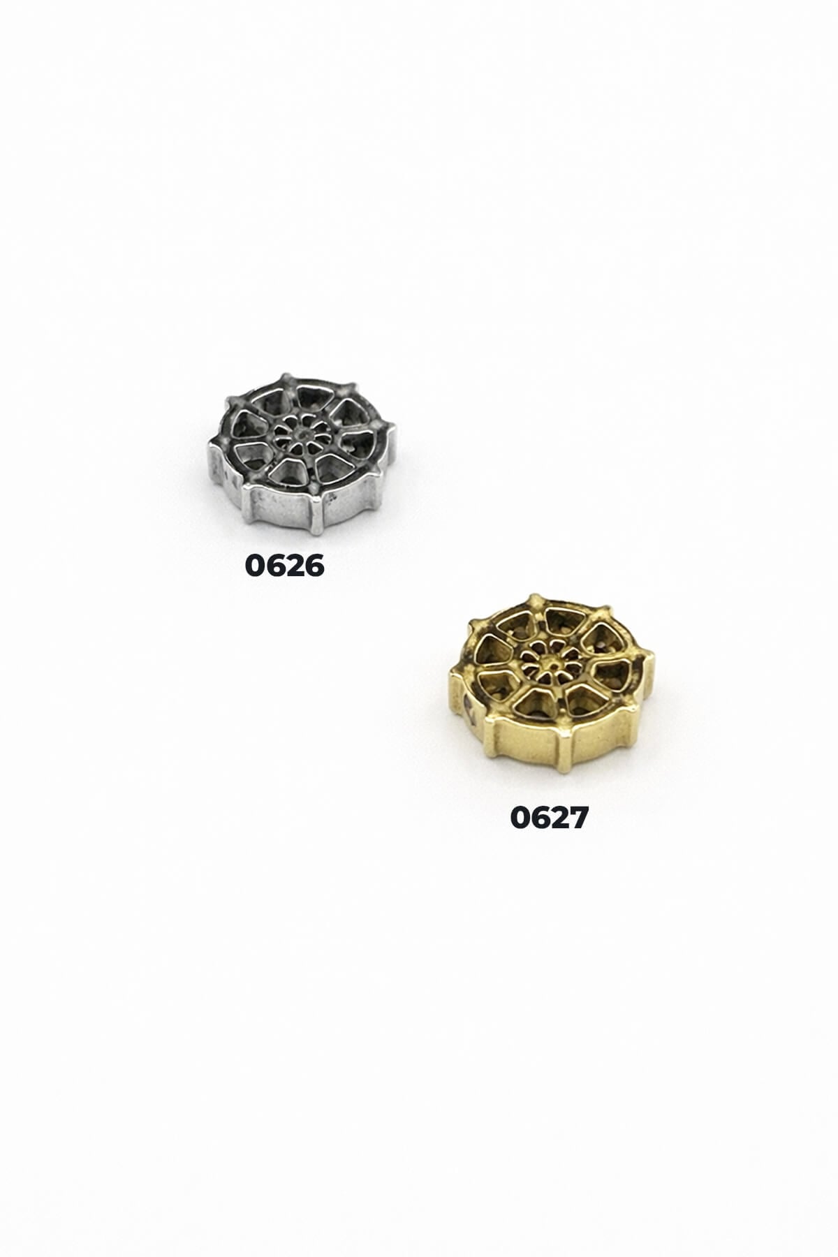 Gold - Gümüş Dümen Kesim Çelik Kolye Ucu