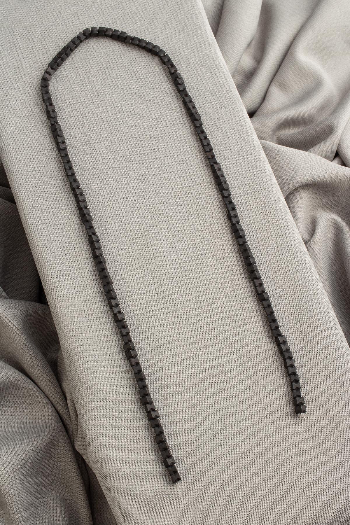 Hematit Doğal Taş Mat Siyah Küp Kesim 3x3mm Dizi [AA]