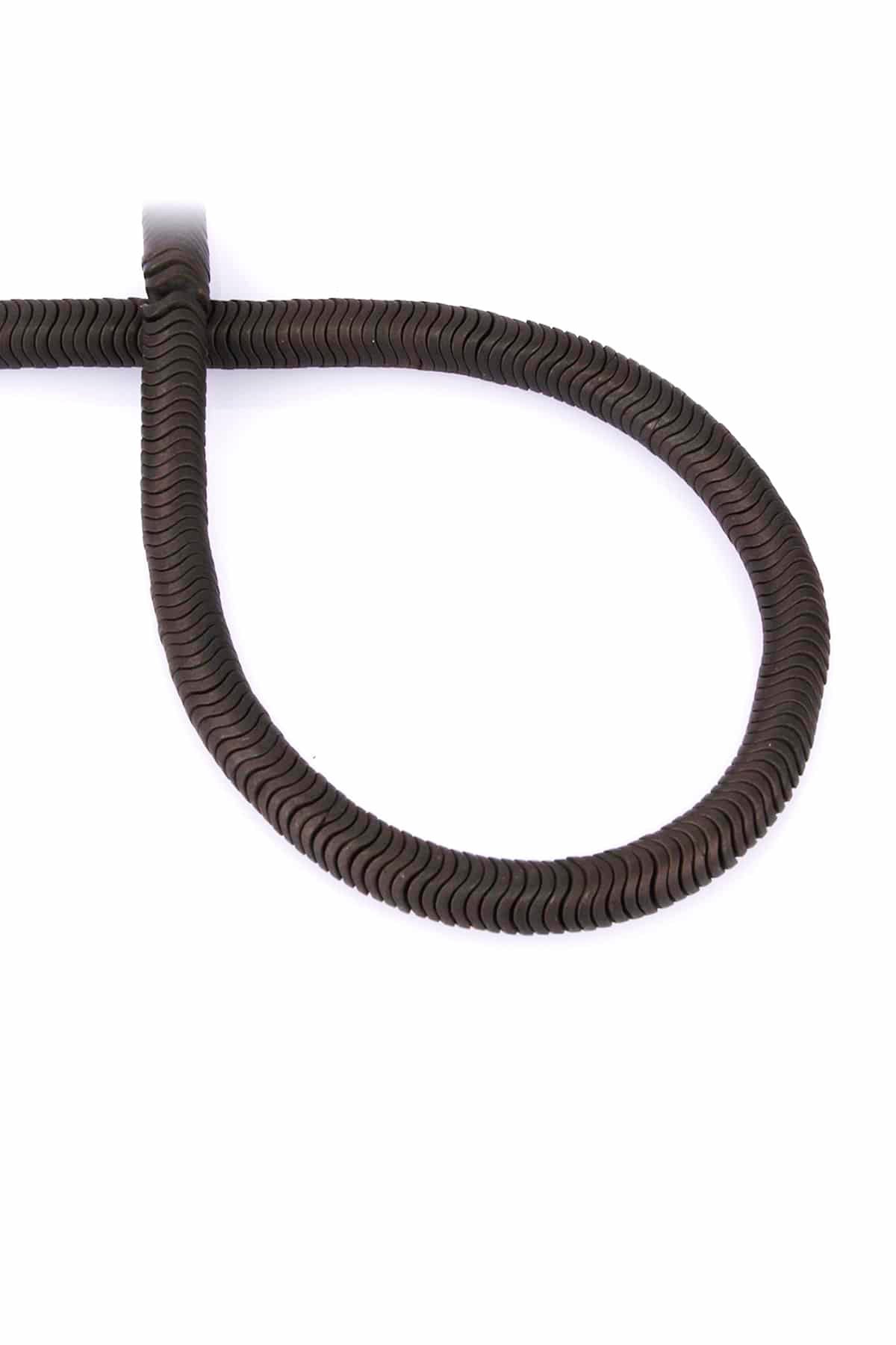 Hematite Natural Stone Matte Black Washer Cut 6x1mm String Of Beads