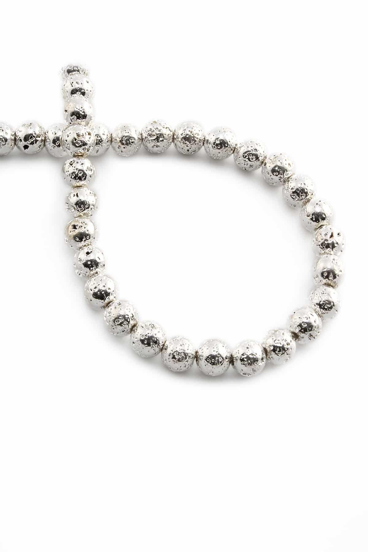 Hematite Natural Stone Shiny Rough Cylinder Globe Cut 7x7mm String Of Beads