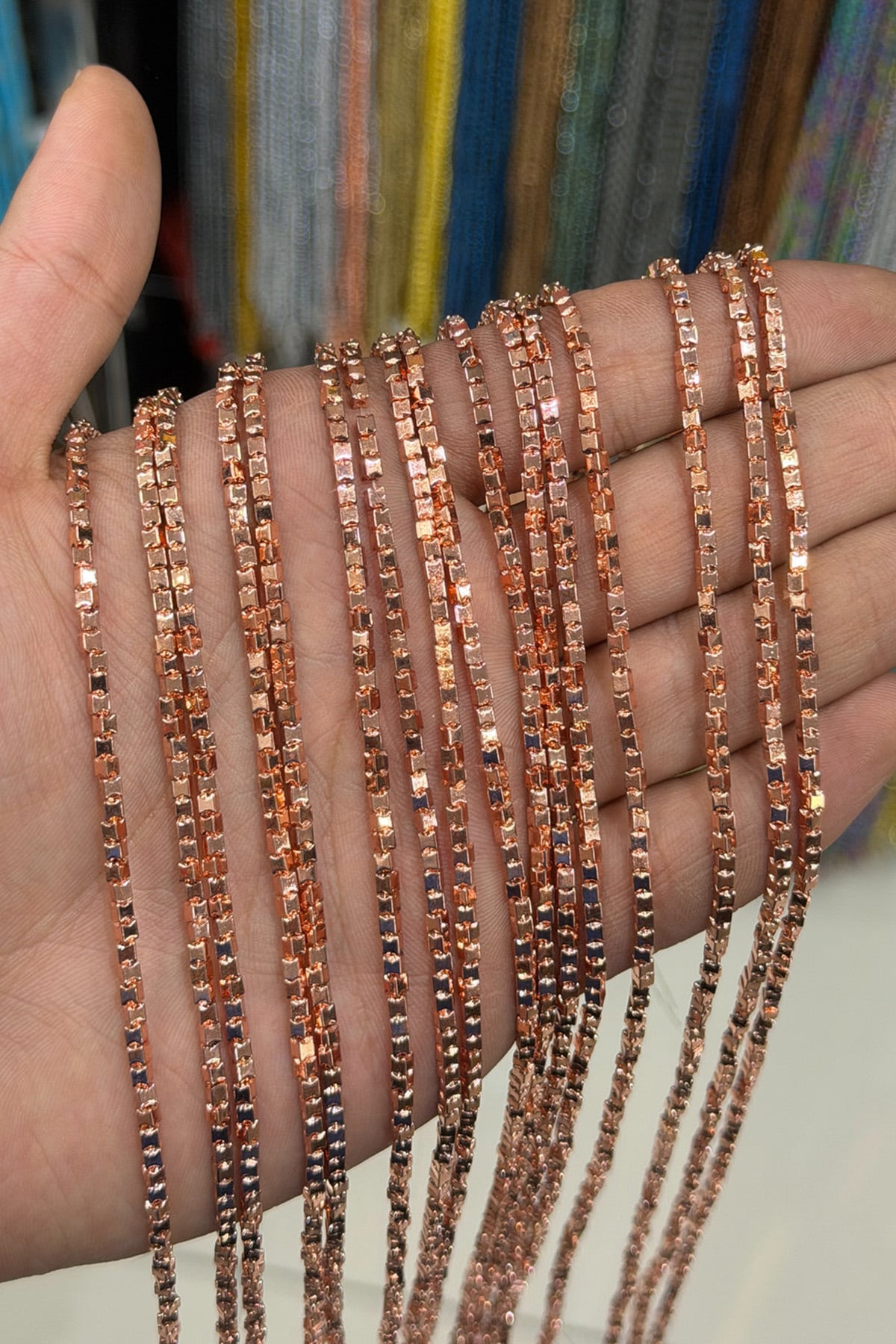 Hematite Natural Stone Shiny Rose 2x2mm String Of Beads