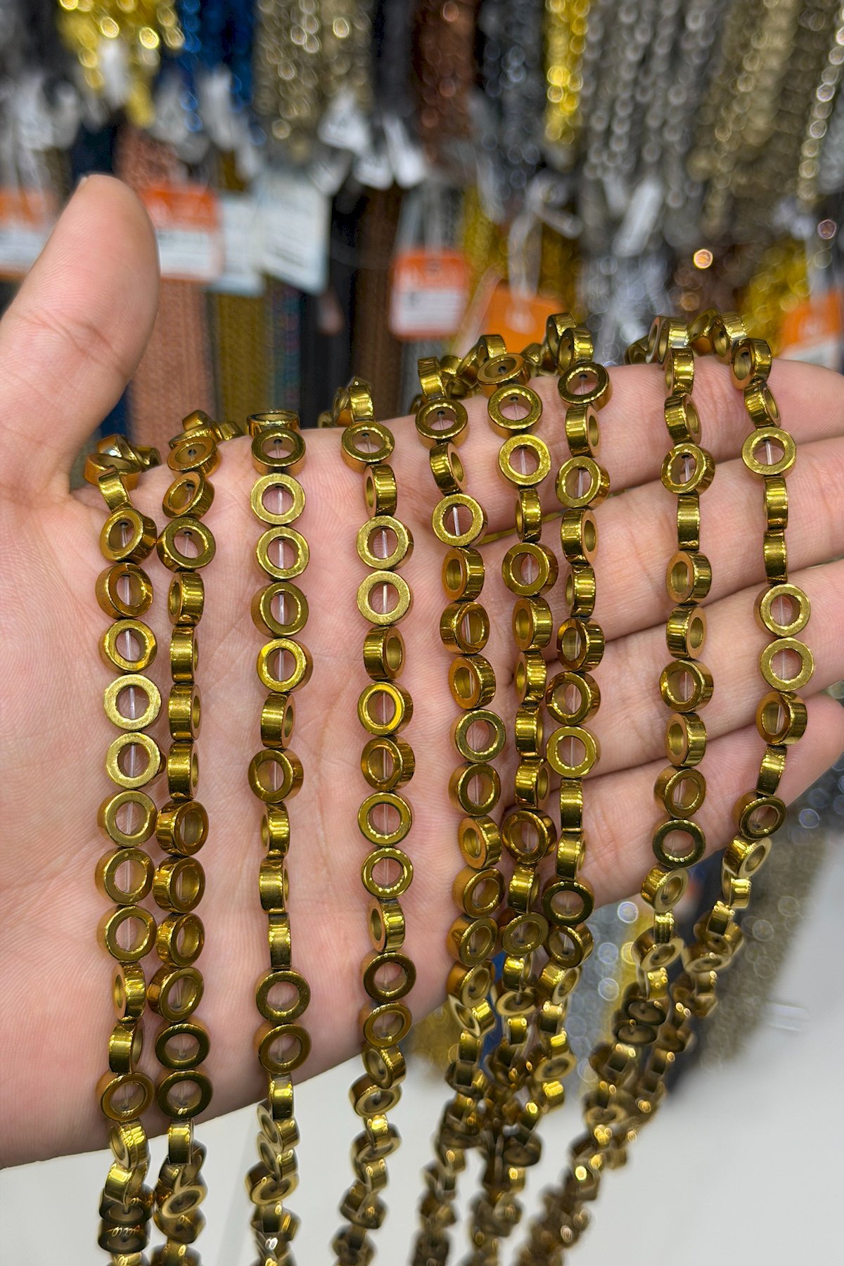 Hematit Taşı İçi Kesim Parlak Füme 8mm Doğal Taş Dizi