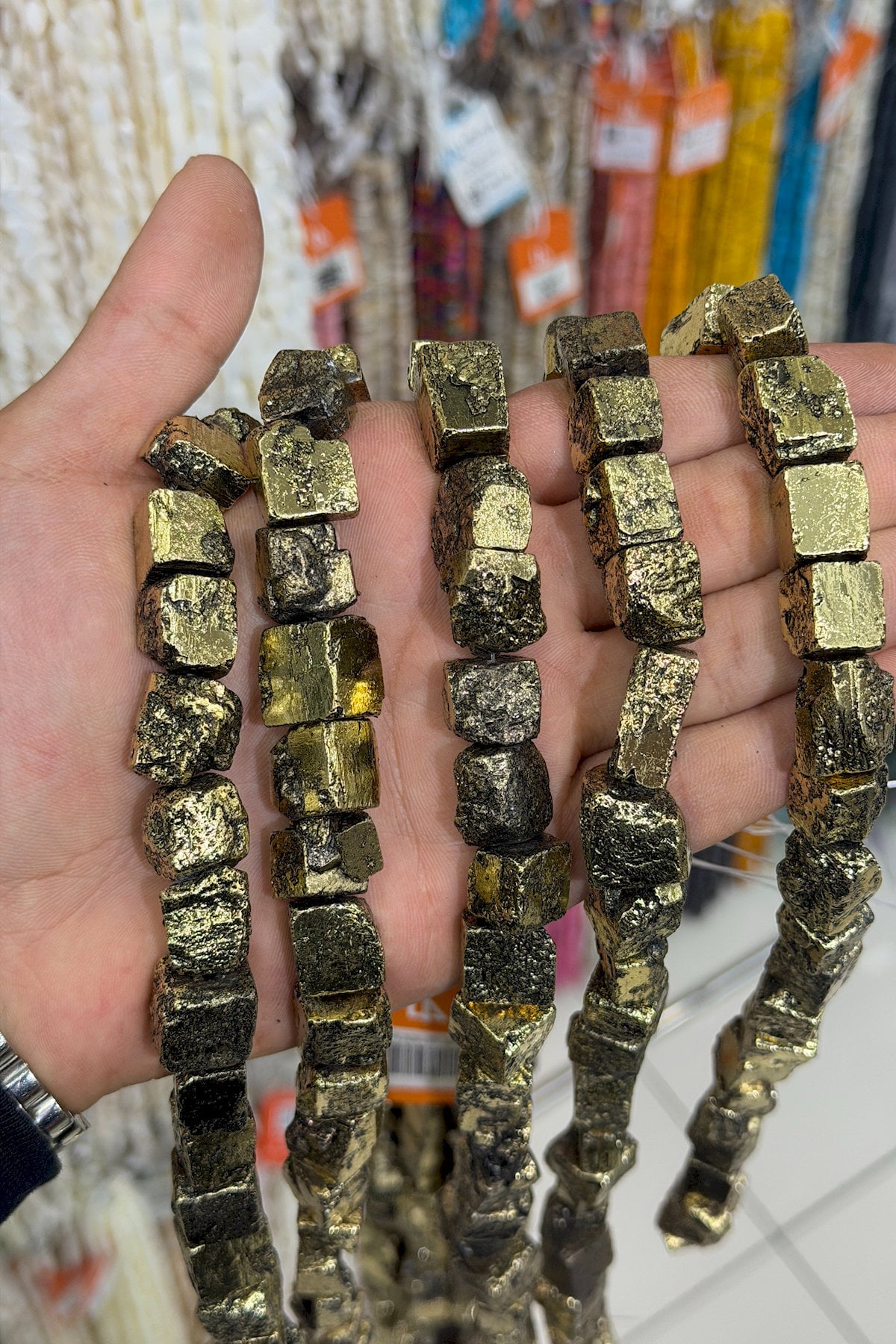 Hematit Taşı yassı Dörtgen Kesim 8x12mm- Doğal Taş Dizi
