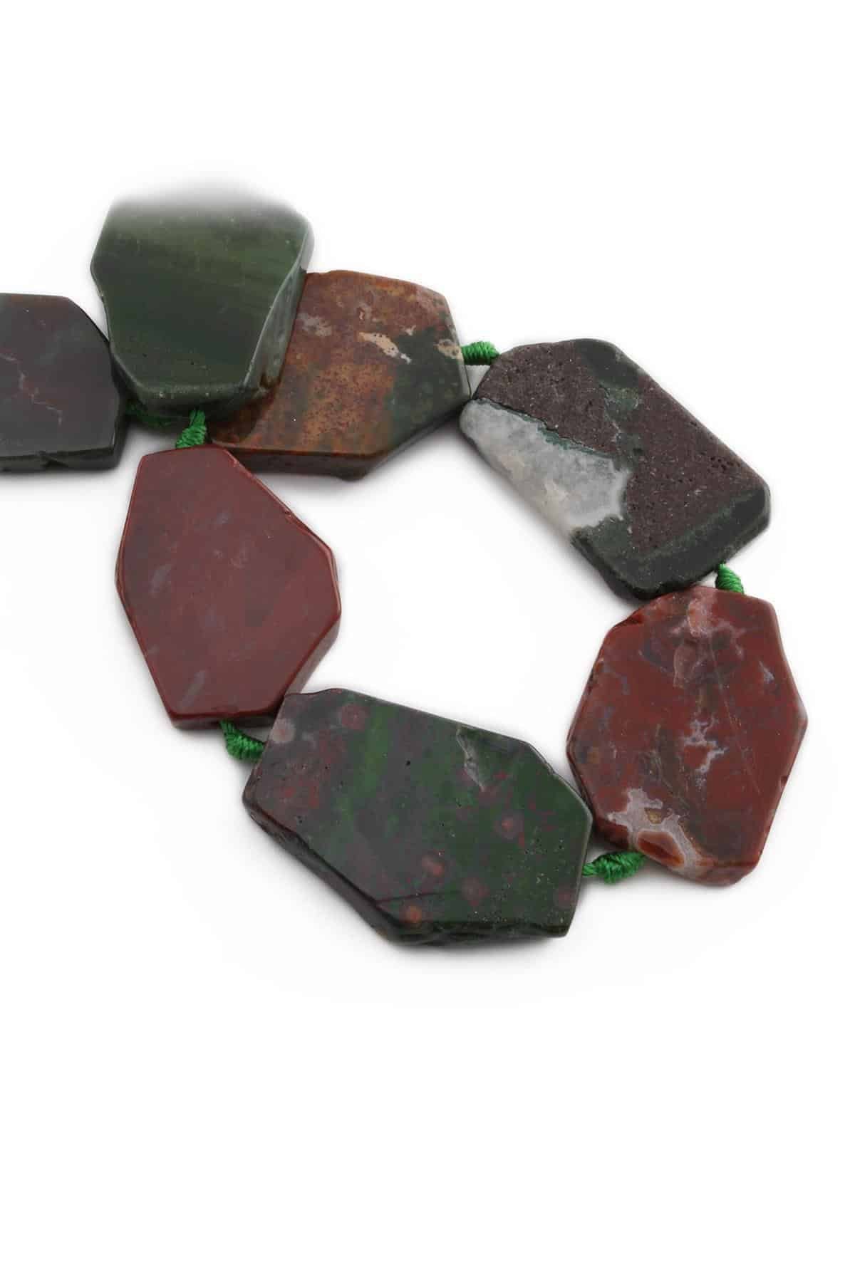 Indian Agate Natural Stone String Of Beads
