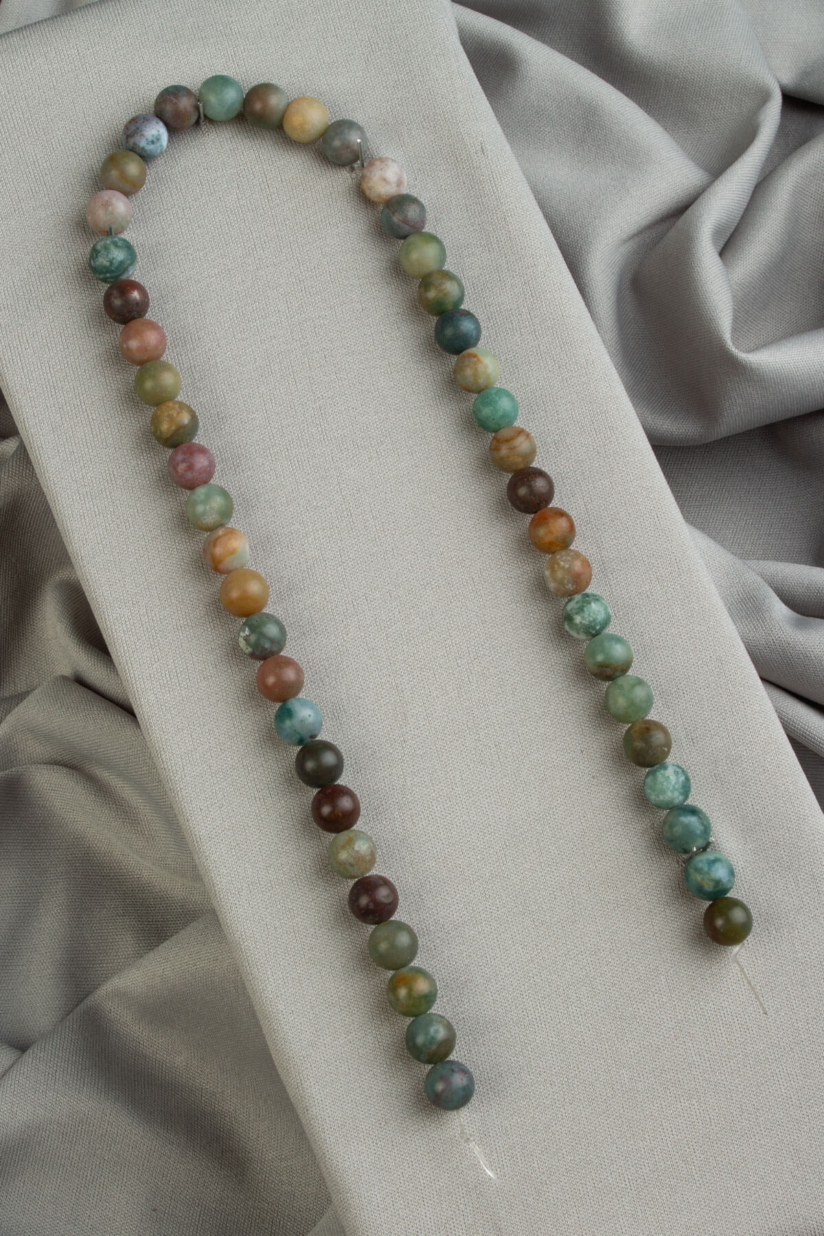 Hint Akik Doğal Taş Mat Küre Kesim 8mm Dizi [AA]