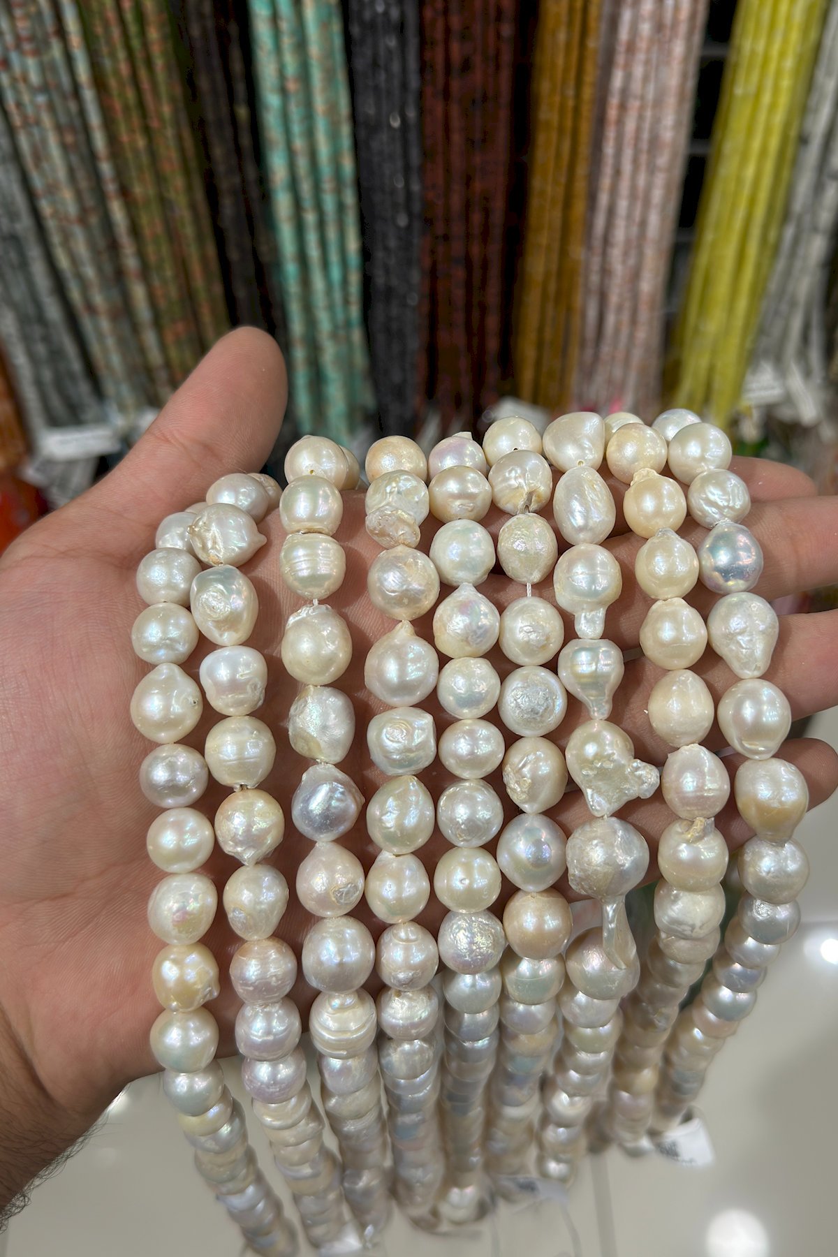 İnci Doğal Taş - Amorf Kesim 12mm Dizi