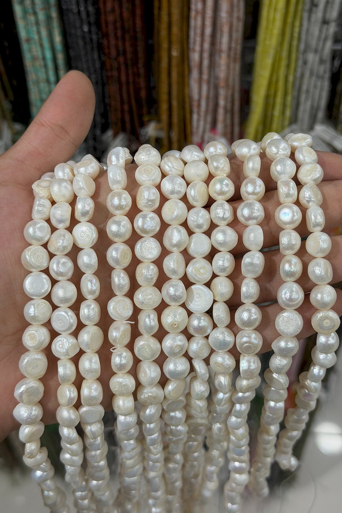 İnci Doğal Taş 10mm Dizi