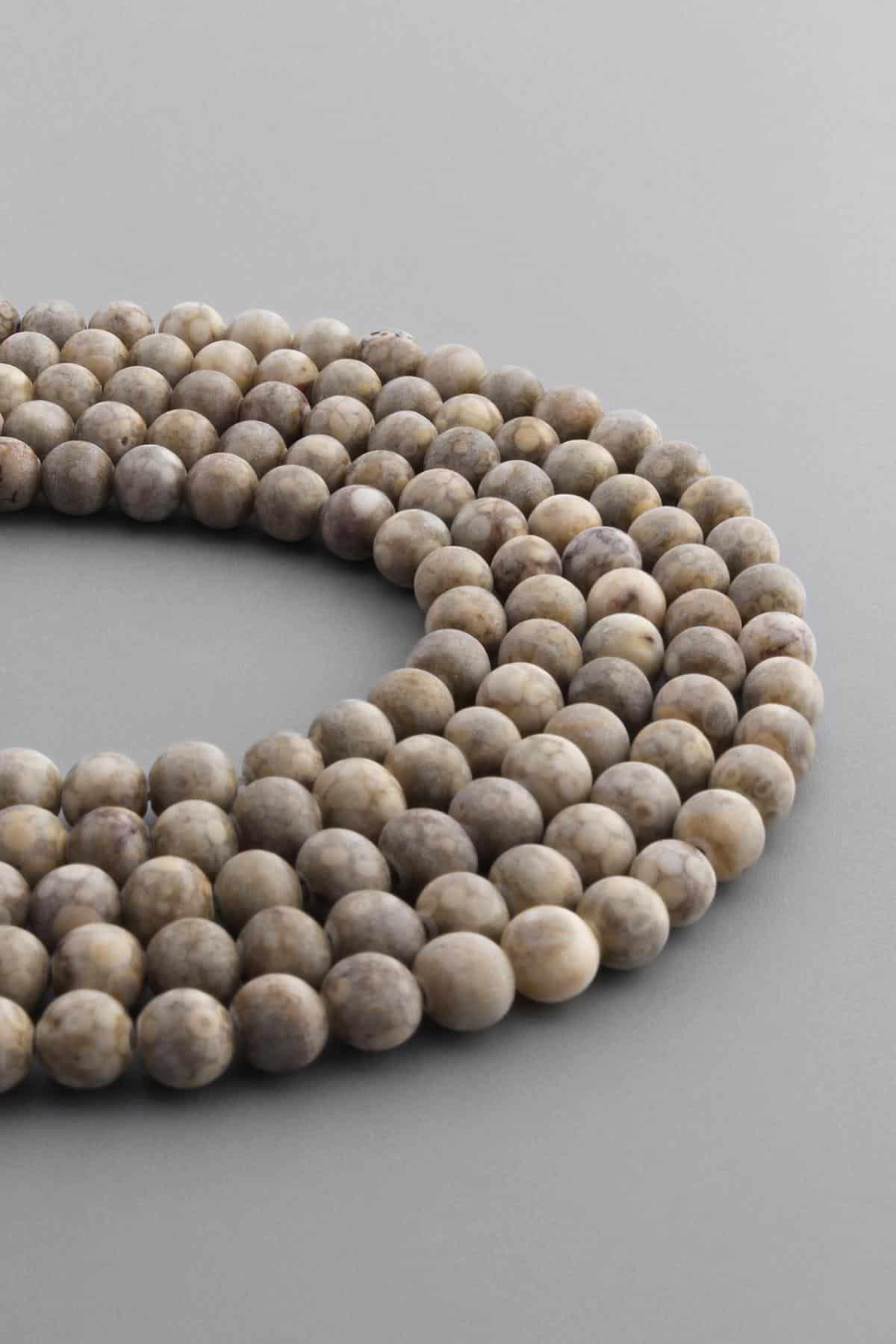 Jasper Taşı Küre Kesim Mat 6mm Doğal Taş Dizi