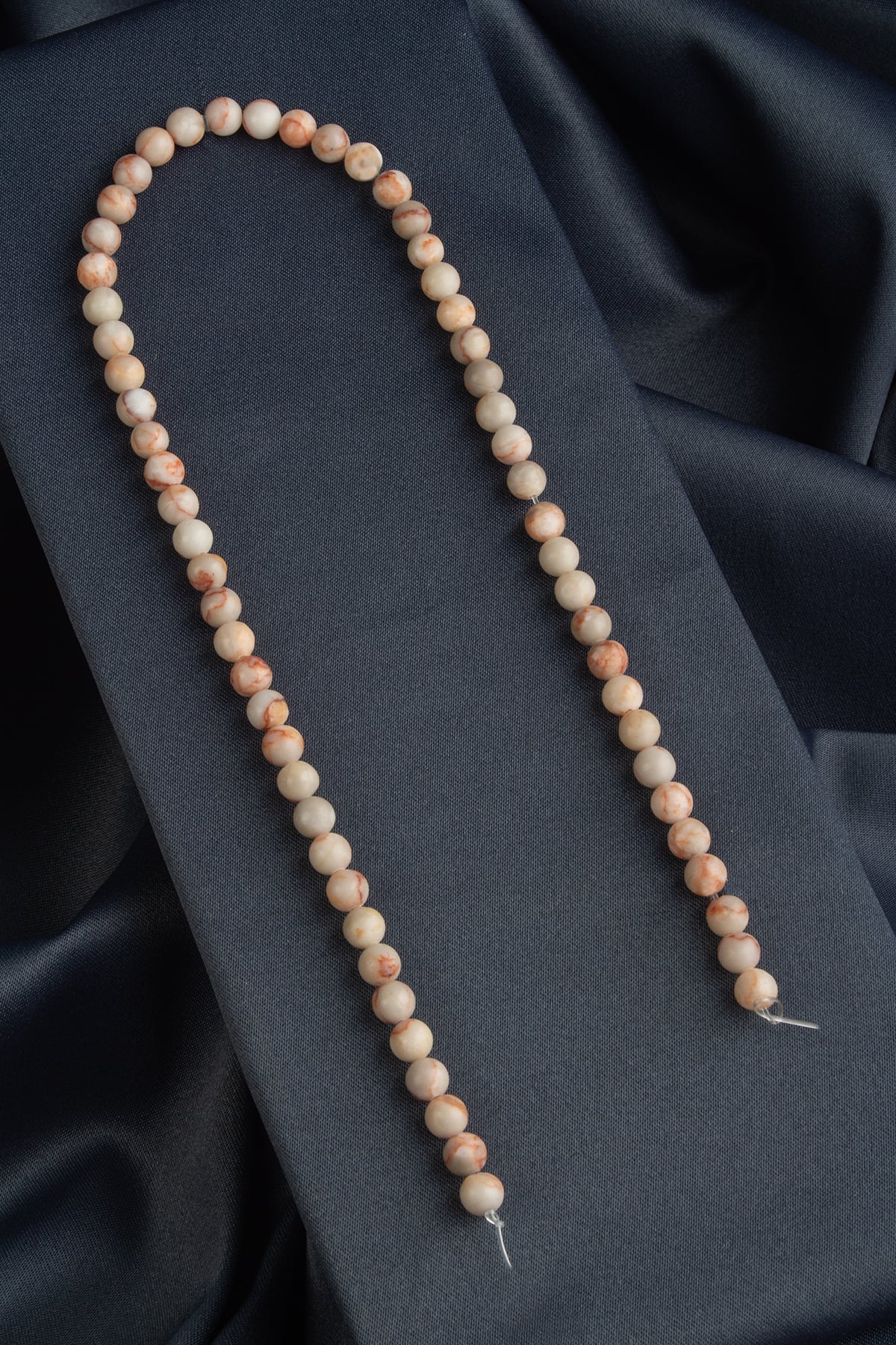 Jasper Taşı Küre Kesim Parlak 6mm Doğal Taş Dizi [AA]
