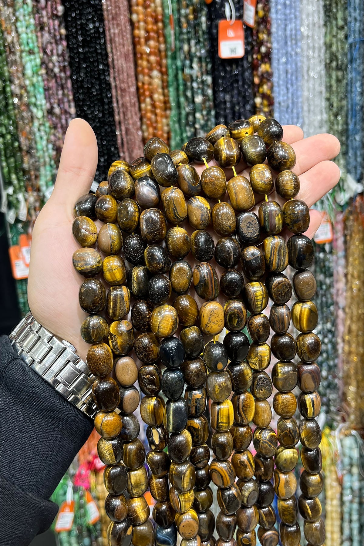 Kaplangözü Doğal Taş Tımbıl Kesim 13x18mm Dizi