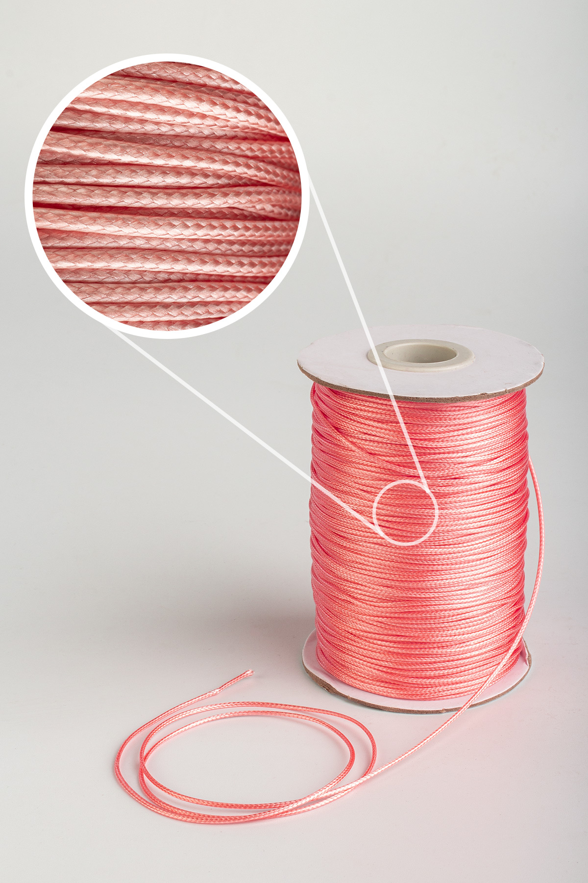 Kore İpi Açık Pembe 1mm