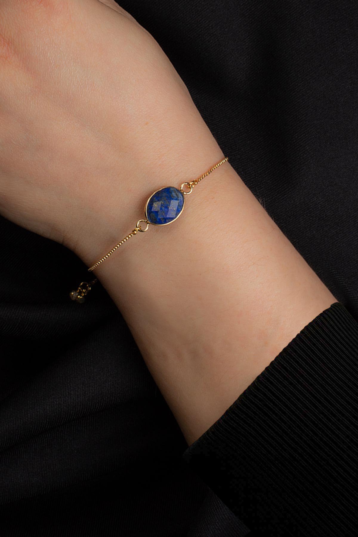 Lapıs Doğal Taş Asansör Sistemli Bileklik