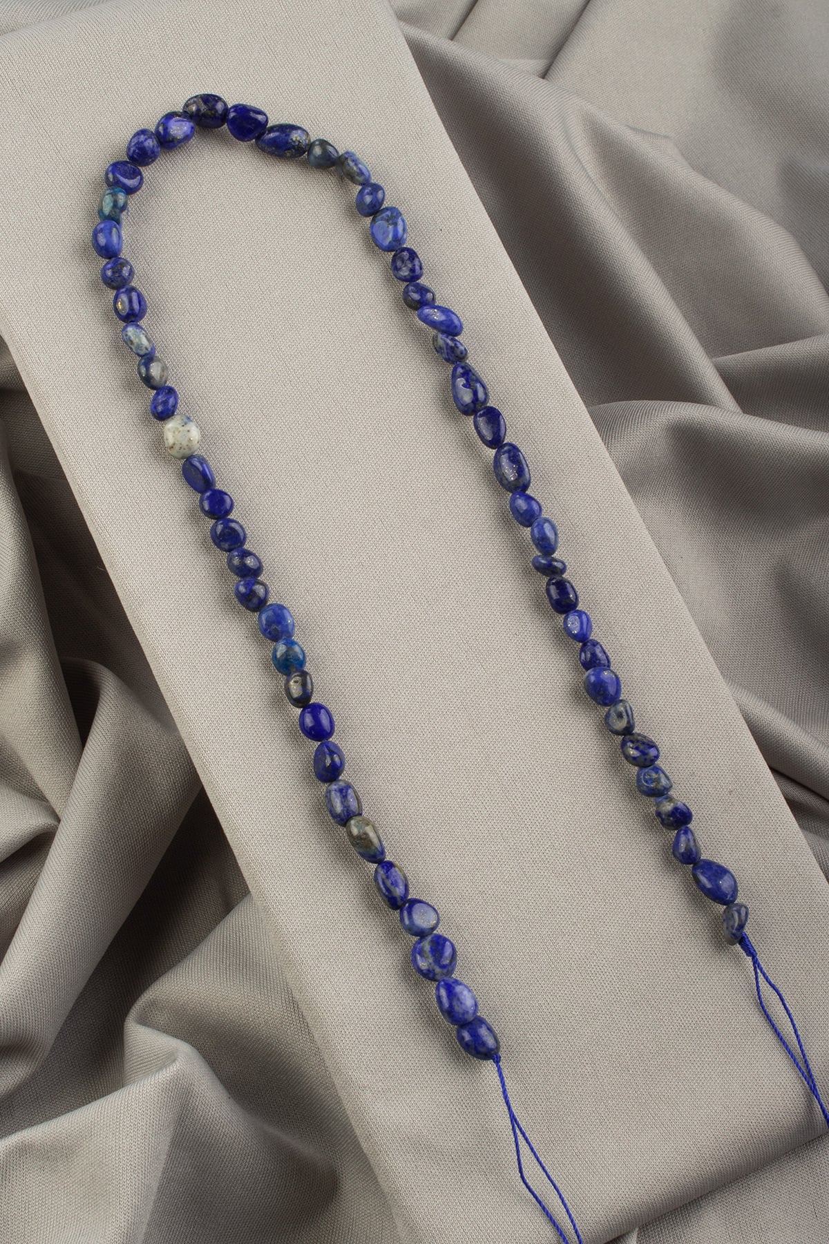 Lapis Lazuli Taşı Tımbıl Kesim 6x8mm Doğal Taş Dizi [AA]