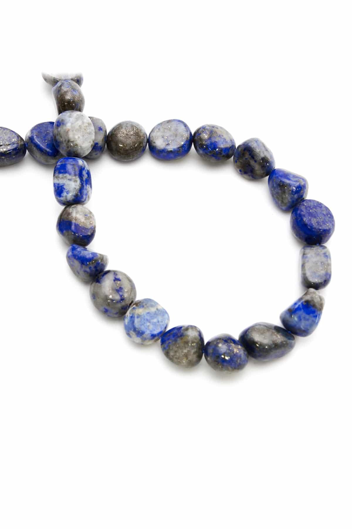 Lapis Lazuli Taşı Tımbıl Kesim 8x11mm Doğal Taş Dizi