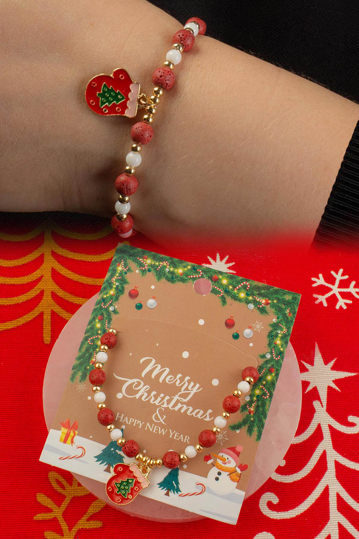 Lav Taşı Doğal Taş Küre Kesim Yılbaşı Bileklik