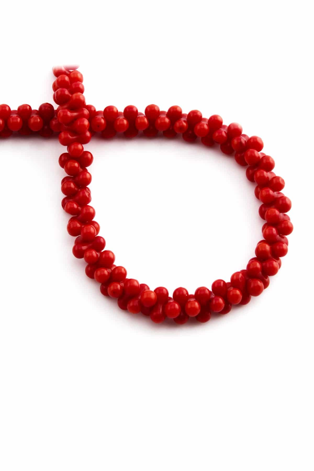 Coral Natural Stone 8x2mm String Of Beads