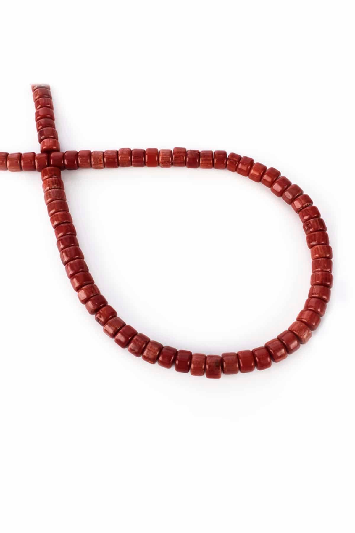 Mercan Taşı Dore Kesim 5x3mm Doğal Taş Dizi