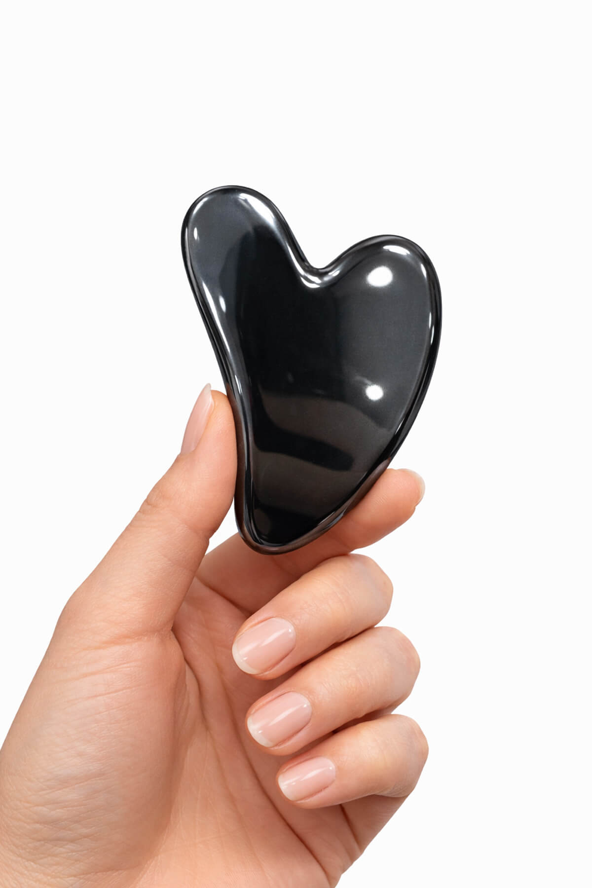 Oniks Taşı Gua Sha Kalp Kesim Yüz Masaj Aleti