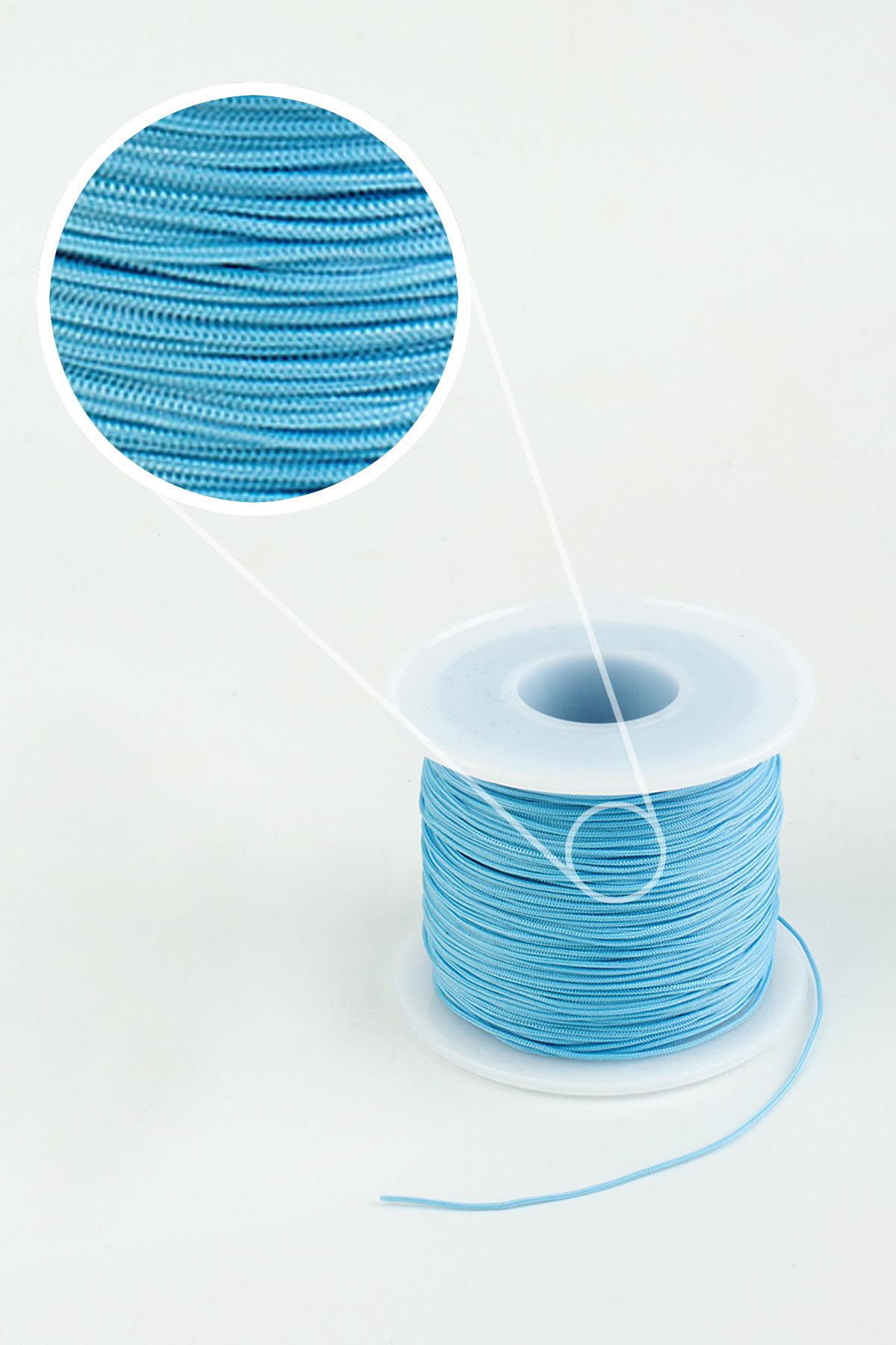 Paraşüt İp Açık Mavi 0.8mm AB