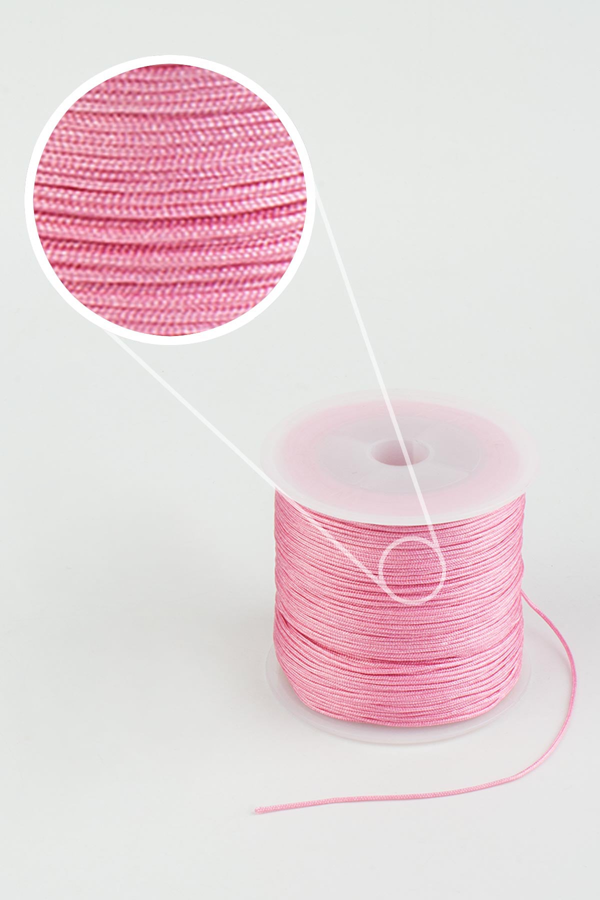 Paraşüt İp Koyu Pembe 0.8mm AA