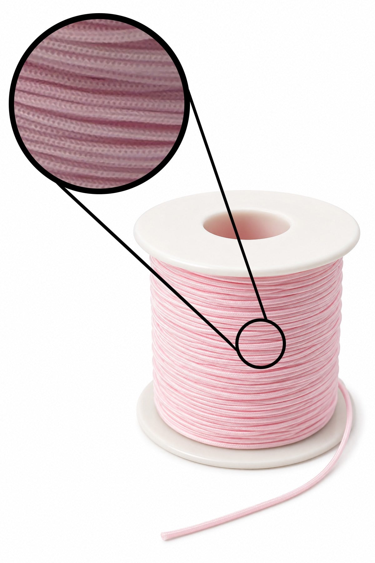 Paraşüt İp Pembe 1mm AB