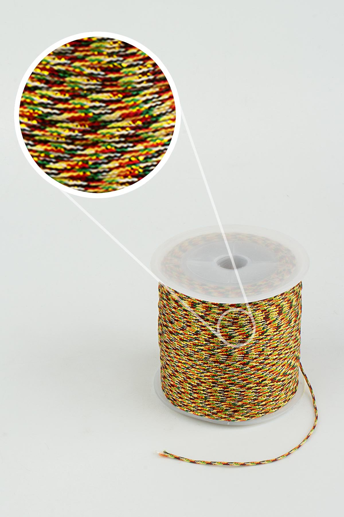Paraşüt İp Rainbow Renk 0.8mm AA